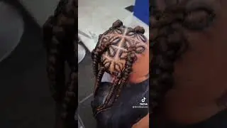 Butterfly box braids kids hair