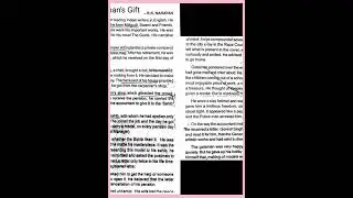 The Gateman's Gift by R. K Narayan