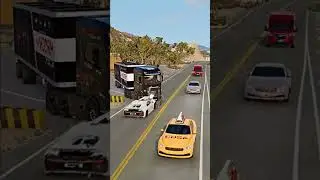 Realistic Highway Car Crashes #346