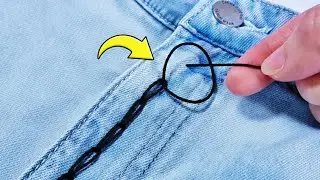 Fix Jeans Zipper at Home | 2 Easy Repair Ideas,No Tailor!Jeans Zipper Broken?Try These 2 Easy Fixes!