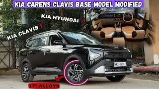 Kia Carens Clavis Luxury Interior 2025 w 17 inch Alloys 🔥 | Clavis Modification | | Clavis Modified