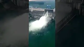 Spectacular Dam Gate & Spillway Views | Mesmerizing Water Release Footage