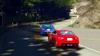 Overtake in style ! Assetto corsa #fyp #viral #assettocorsa #initiald #anime #battle #race #touge