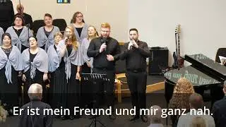 Ich bin erl&ouml;st / Projektchor unter der Leitung von Oleg Gerhardt in Michelstadt am 08.09. 2024, Live