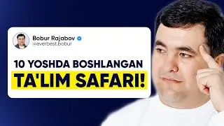 Ta’lim – formula yodlash emas | Bobur Rajabov