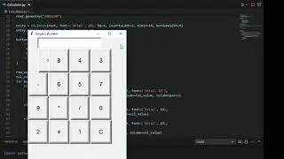 Simple Calculator - With a GUI using Tkinter