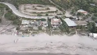 Drohnenflug La Marinedda, Isola Rossa, Sardinien, part 1, 4k/30fps
