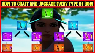 How to Craft & Upgrade Primal & Mechanical Bows(Shockwave, Explosive, Flame & Stink Bows) - Fortnite