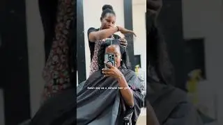 Natural hair maintenance 🥰 wig lines as a protective style #naturalhair #washday