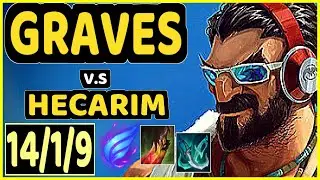 SELFMADE (GRAVES) vs HECARIM - 14/1/9 KDA JUNGLE CHALLENGER GAMEPLAY - EUW