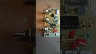 3 Way active crossover network. Board sopping##electronic