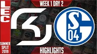 SK vs S04 Highlights | LEC Summer 2019 Week 1 Day 2 | SK Gaming vs Schalke 04