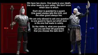 Two Door Riddle From Labyrinth Explained