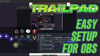 Controller Button Display for OBS Streaming and Recording (PlayStation, Xbox, Switch) using TRAILPAD