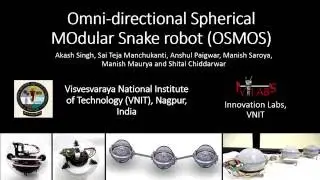 Design and Implementation of Omni directional Spherical Modular Snake Robot OSMOS