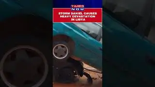 Libya Flooding: Videos Show Large-Scale Destruction #shorts