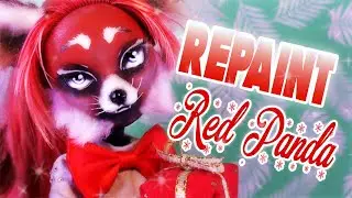 Red Panda 🎅 Christmas Secret Santa | Doll RePaint!