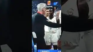 Dennis Schr&ouml;der ATTACKS Coach and Daniel Theis - Germany against Luka Doncic's Slovenia WC 2023