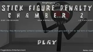 Stick Figure Penalty Chamber 2 (Flash Game) All Weapons - 3 Secrets