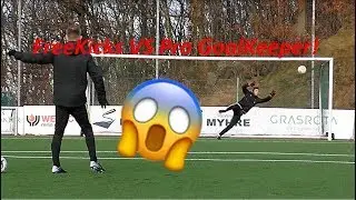 AMAZING FREEKICKS VS PRO GOALKEEPER!!!