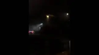 Surreal cobweb in thunderstorm !!~!!