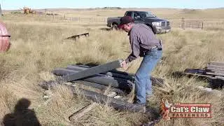 World's most durable fence post? 33 Lbs of plastic pulled from landfill PER post?