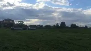 Трактор AXION 850 + косилка бабочка CLAAS (1)