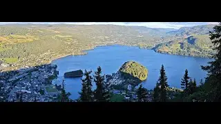 Punkt widokowy Valakamben w Fagernes Norwegia
