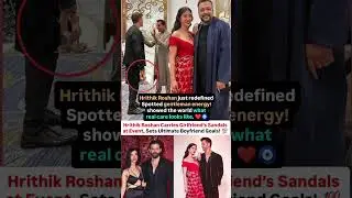 Hrithik Roshan sets ultimate boyfriend goals carries girlfriend sandals at event #news#hrithikroshan