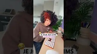 Je joue aux sims bien sur que &hellip; 😏&nbsp;#curlyhair #sims
