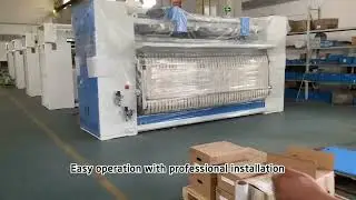 Open Kitchen Equipment for 5-Star Hotels Commercial Stainless Steel Flatwork Ironing Machine