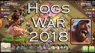 Hogs TH12 War | Black Pearl Vs. SmashingMonkeys