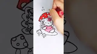 Hello kitty coloring for kids, toddlers, children