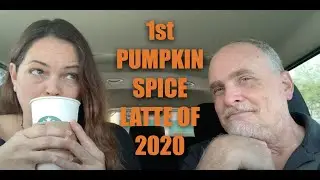 1st PUMPKIN SPICE LATTE of Fall 2020!