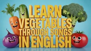 Fun Kids Songs | Learn Vegetables English Words with Nursery Rhymes and Animation