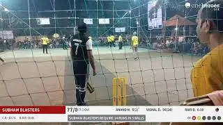 Subham Superking vs Subham Blasters live cricket match | Subham Elite Housing Box Cricket 2.0 live