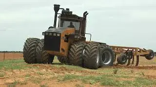 Repowered ACO 460 turning on the headland with massive ripper + NO MUSIC
