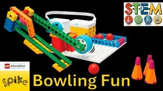 🎳 LEGO SPIKE Essentials Bowling Fun | Build & Program a Smart Bowling Game 🤖