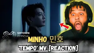 FIRST TIME Watching This FIRE K-Pop Visual!! 🔥🔥| MINHO 민호 – TEMPO (MV) [REACTION]