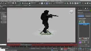 Custom walk cycle animation full working. (demo)