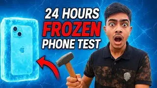 iPhone 15 Ice Block Experiment ❄️ Will It Survive Hammer Test?