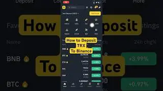 Как вывести монету TRX Tron на Binance с помощью TRC20 #binance #trx #TRC20