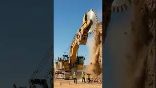 🤖 Giant Cutter Beast in Action 🚜 #FutureMachines #FuturisticMachinery #HeavyCutter