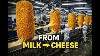 👉 From Milk to Cheese Sticks | Inside a Massive Food Factory