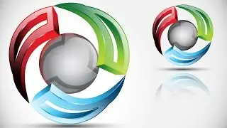 How to create 3D Logo Design in Adobe Illustrator CS5 | HD | PRO