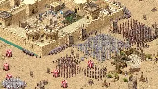 1v1 THE SERGEANT (New AI Lord) - Stronghold Crusader Definitive Edition Skirmish Gameplay