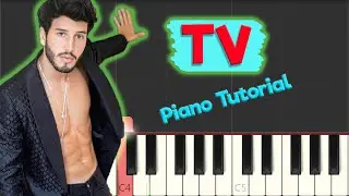 Sebastian Yatra - TV - Piano Tutorial