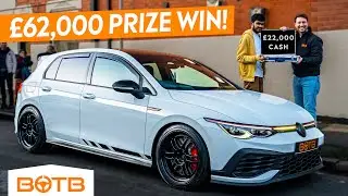 20-летний спортсмен выиграл приз в размере 62 000 фунтов стерлингов! Новый VW Golf GTI Clubsport ...