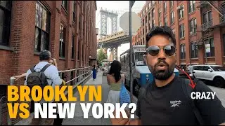 Brooklyn Vs New York 🇺🇸 | Vlog 360 | USA Vlog Hindi