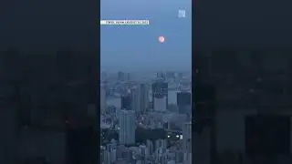 A rare super blue moon got worldwide attention this week | #shorts #supermoon #bluemoon